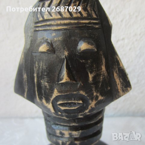 Свещник с глава, свещници, Африка  , снимка 4 - Статуетки - 32348606