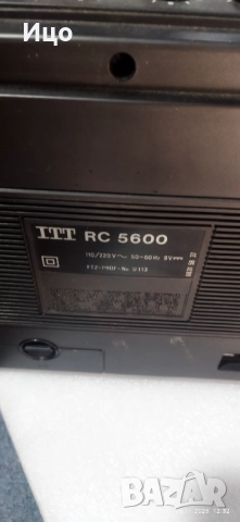 ITT RC 5600 радиокасетофон., снимка 8 - Радиокасетофони, транзистори - 52417014
