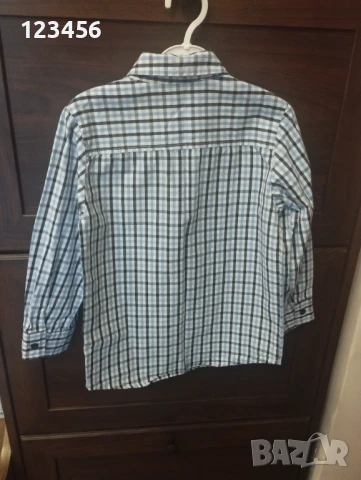 Памучни ризи за момчета 116 и 122 размер , снимка 4 - Детски ризи - 50593100