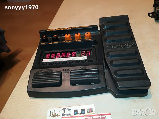 ZOOM BFX-708 BASS EFFECT PROCESSOR-FRANCE L0211220840, снимка 2 - Ресийвъри, усилватели, смесителни пултове - 38530559