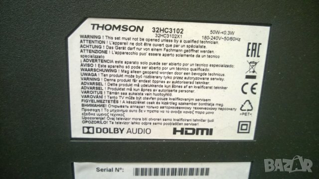 THOMSON-32HC3102, снимка 2 - Телевизори - 26407067