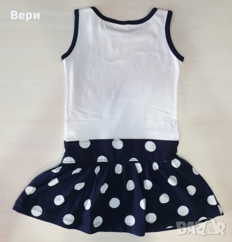 Нова детска моряшка рокличка на точки от 12 месеца до 3 години, снимка 11 - Бебешки рокли - 29039175