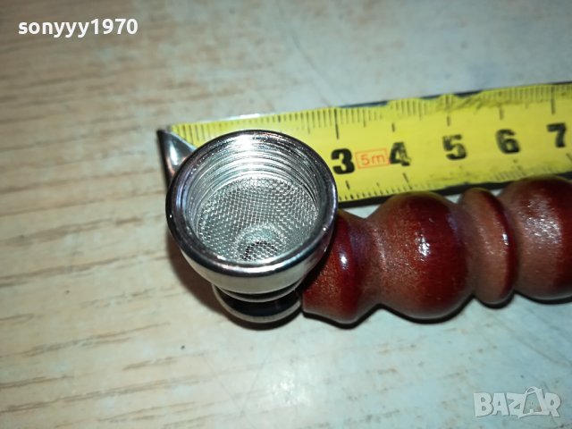 ЛУЛА ЗА ПУШЕНЕ-МЕТАЛ И ДЪРВО 1101241132, снимка 10 - Лули - 43757958