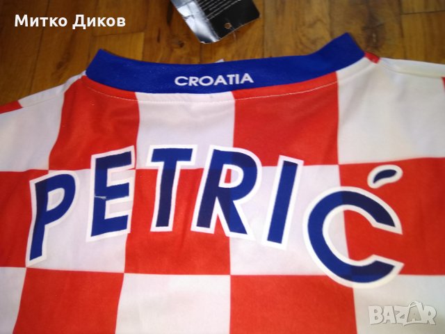 Хърватска тениска фенска нова №21 Младен Петрич размер ХЛ, снимка 2 - Футбол - 32261536