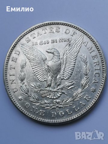 RARE 1899- S ONE MORGAN DOLLAR , снимка 2 - Нумизматика и бонистика - 26209994