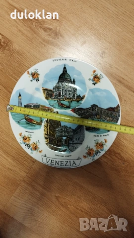 Красива чиния от Венеция-Италия, снимка 2 - Други ценни предмети - 53279734