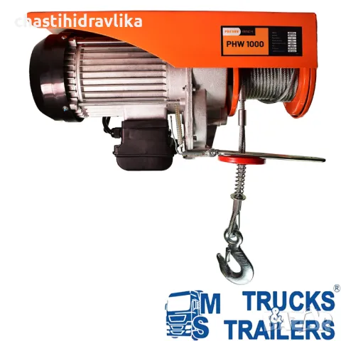 Eлектрически телфер 990кг въже 18м 230V, снимка 2 - Части - 48052188