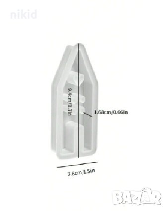 3d Висока къща сграда силиконов молд форма смола гипс шоколад свещ калъп, снимка 2 - Форми - 43915190