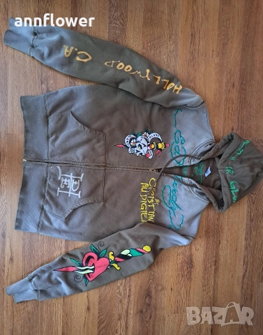 Суичър Ed Hardy L, снимка 4 - Суичъри - 53064342