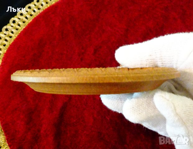 Чиния,купичка с картина Oberkirch,литография., снимка 3 - Антикварни и старинни предмети - 36836863