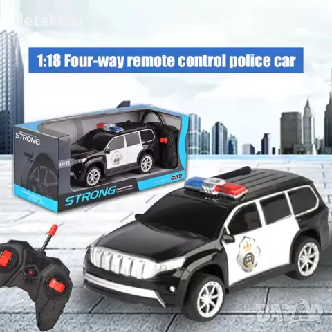 Джип полиция с радиоуправление