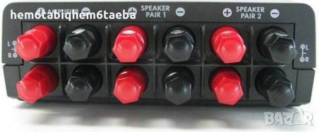  █▬█ █★▝▛▣▛▋ QED SS21 Hi End превключвател селектор за тонколони ( Speaker Switch ), снимка 2 - Декове - 33241702