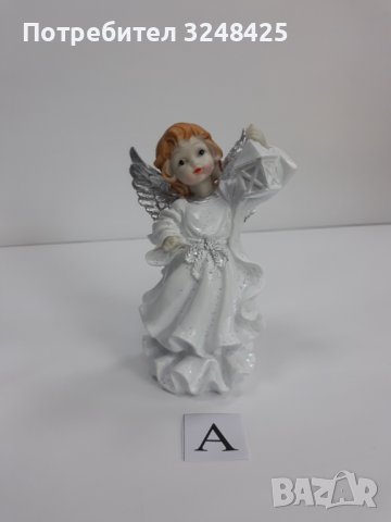 Ангел изправен с фенер- Модел А, снимка 6 - Статуетки - 37925919