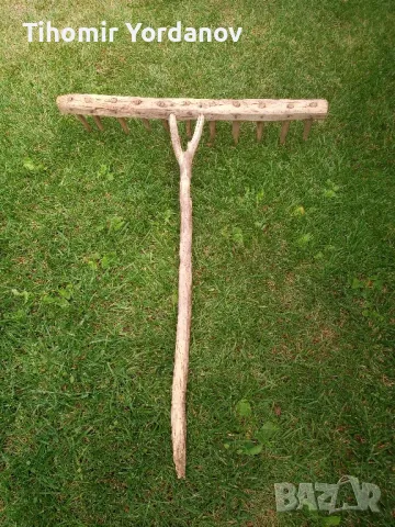 Стар дървен търмък., снимка 14 - Антикварни и старинни предмети - 47407208