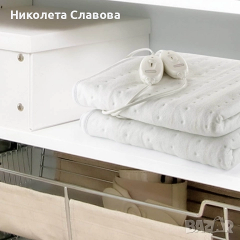 Затопляща постелка за легло Termomax, 60W/120W, 150х80см/160х140см, електрическа, полиестер, снимка 2 - Други стоки за дома - 51851138