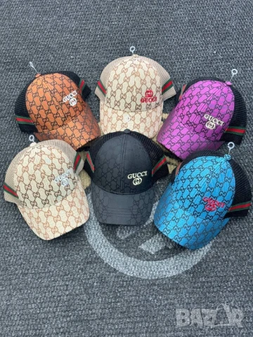 шапки с козирка gucci , снимка 14 - Шапки - 51041123