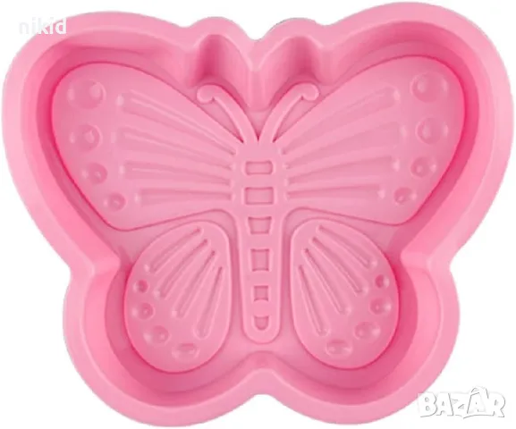 Грамадна пеперуда силиконов молд форма за кекс торта сладкиш десерт силиконова тава, снимка 2 - Форми - 49437630