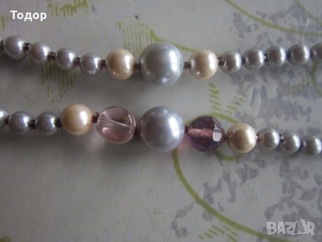Страхотен гердан колие перли и камъни , снимка 4 - Колиета, медальони, синджири - 33207951