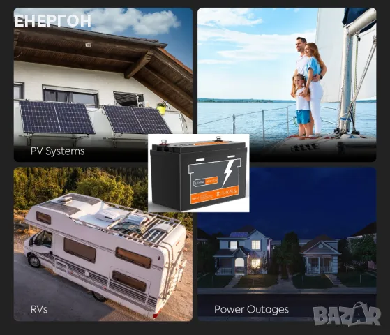 ГОТОВ 100ач 12v ТЯГОВ Lifepo4 Акумулатор Литиево желязо фосфатен лодки, снимка 10 - Аксесоари и консумативи - 47733809