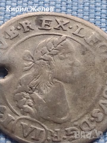 Сребърна монета 6 кройцера 1672г. Леополд първи Унгария за КОЛЕКЦИОНЕРИ 14909, снимка 2 - Нумизматика и бонистика - 42968042