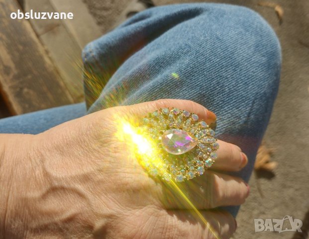 Пръстен Есен хамелеон, снимка 3 - Пръстени - 38546786