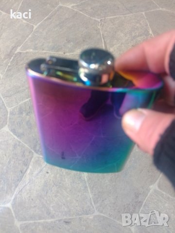 Флашка/Метално шише от стомана за алкохол., снимка 1