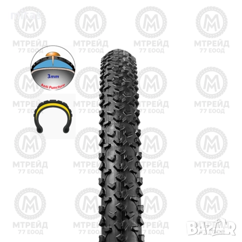 Въшна вело гума BLACK DIAMOND (26 x 1.95), Защита от спукване - 3mm, снимка 3 - Части за велосипеди - 51501636