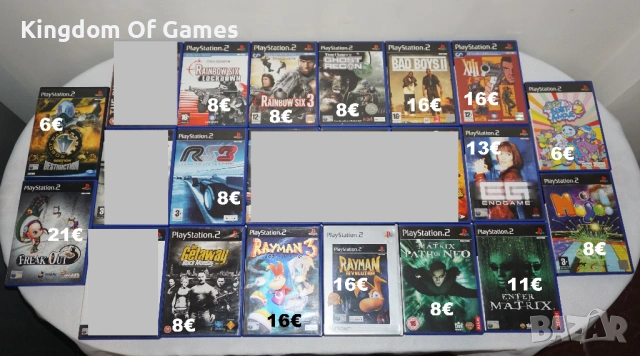 Игри за PS2 Rayman 3/Bad Boys 2/XIII/Freak Out/Mojo/Endgame/WRC/Matrix