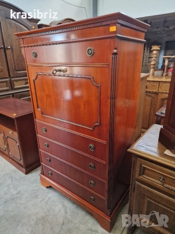 Масивно Писалище/Махагон/-внос от Германия!, снимка 2 - Други - 51777019