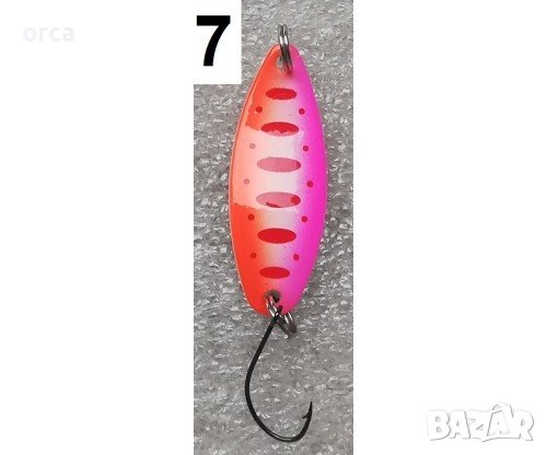 Клатушка OSAKO ATTACK SPOON 3.5 – пъстърва, костур, кефал, 3.5 г, снимка 7 - Такъми - 38321846