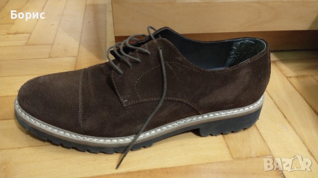 Мъжки велурени обувки Zee Lane, 45 номер , снимка 4 - Ежедневни обувки - 43063879