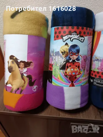 Нови поларени одеяла на Калинката и черния котарак и Неукротимия Спирит., снимка 2 - Спално бельо и завивки - 48553518