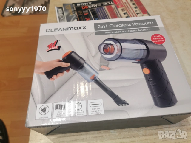 МИНИ АКУМУЛАТОРНА ПРАХОСМУКАЧКА ЗА КОЛАТА ЗА ДОМА 1902261455, снимка 6 - Прахосмукачки - 53536403