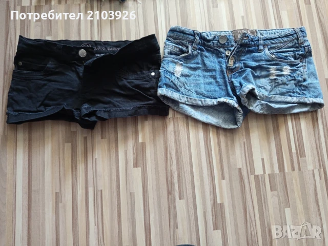 Къси панталони Guess, Wrangler размер S, цена 15лв, снимка 9 - Къси панталони и бермуди - 50672435