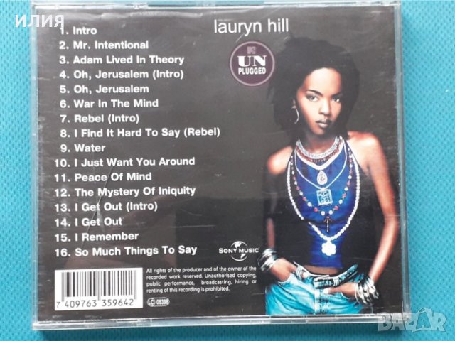 Lauryn Hill – 2002 - MTV Unplugged 2.0(Hip Hop), снимка 5 - CD дискове - 42976646