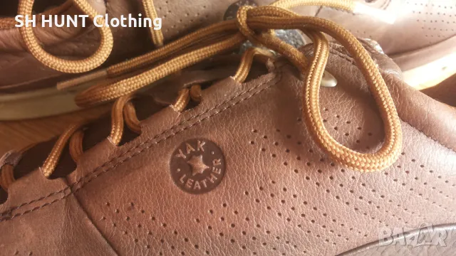 ECCO GORE-TEX YAK LEATHER Shoes размер EUR 44 естествена кожа водонепромокаеми - 1103, снимка 12 - Спортни обувки - 49993636