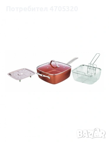 Мултифункционален тиган, снимка 9 - Съдове за готвене - 53107204