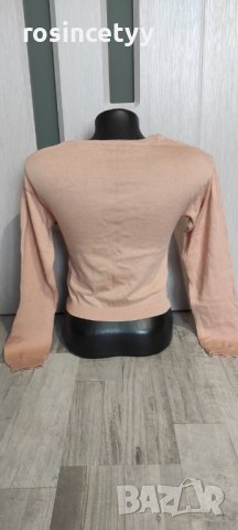 Къса розова блузка , снимка 6 - Блузи с дълъг ръкав и пуловери - 37416645