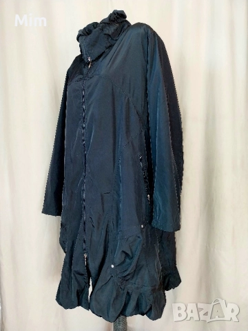 D&J 50 Черна дамска шуба за едра дама , снимка 5 - Якета - 51842245