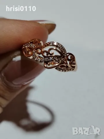 златен пръстен , снимка 4 - Пръстени - 47726132