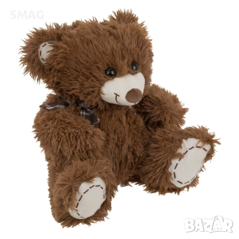 Плюшено мече с каре сърце за Свети Валентин 38 см_1245397, снимка 2 - Плюшени играчки - 53370759