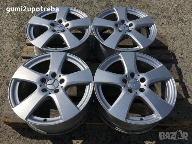  17" джанти 5х112 Мерцедес Ц класа Mercedes C-Klasse W205 Оригинал , снимка 2 - Гуми и джанти - 28674359