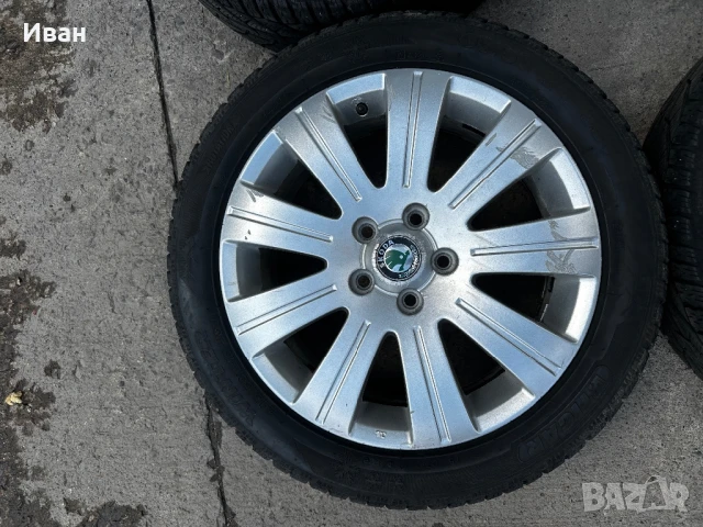 Оригинални джанти Skoda 5x112, снимка 4 - Гуми и джанти - 51184272