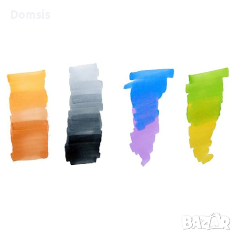 Двустранни Маркери / Химикалки - Комплект От 40 Бр - Domsis, снимка 8 - Рисуване и оцветяване - 44863220