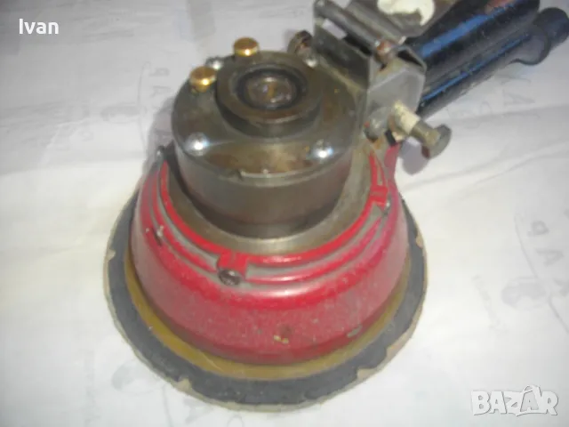 ф150мм Голям Масивен ПНЕВМАТИЧЕН ЕКСЦЕНТЪР ВИБРОШЛАЙФ ВИБРАЦИОНЕН РОТАЦИОНЕН Отличен ПРОФЕСИОНАЛЕН, снимка 6 - Други инструменти - 47518952