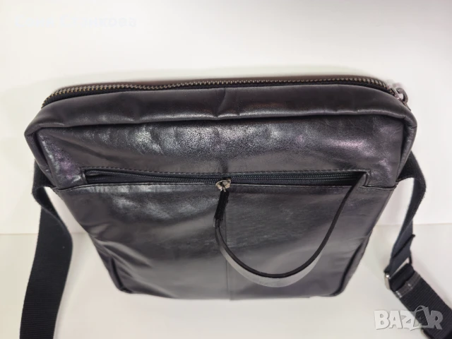 STRELLSON - Мъжка чанта за през рамо - естествена кожа, снимка 5 - Чанти - 51296798