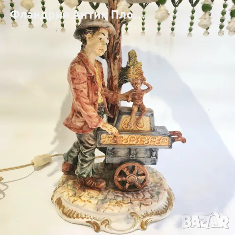 Антикварна настолна лампа Bassano, снимка 3 - Настолни лампи - 49110899