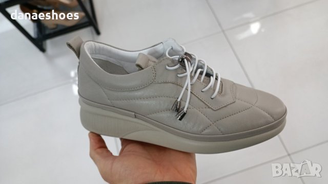 Дамски обувки на платформа от естествена кожа , снимка 6 - Дамски ежедневни обувки - 43099832