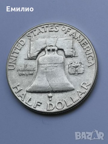 Half Dollar 1955 Philadelphia Mint , снимка 2 - Нумизматика и бонистика - 26210276