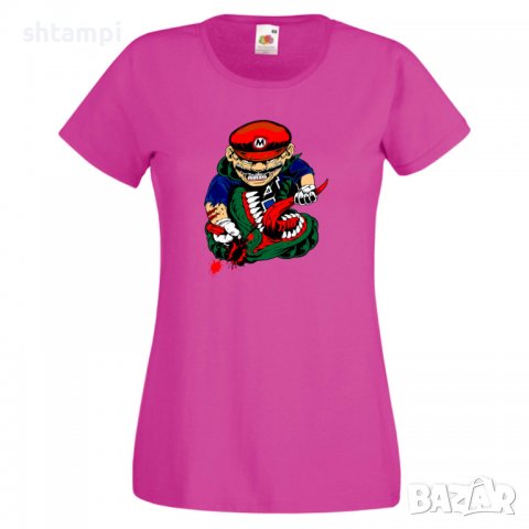 Дамска тениска Mario VS Monster Игра,Изненада,Подарък,Празник,Повод, снимка 11 - Тениски - 37236666